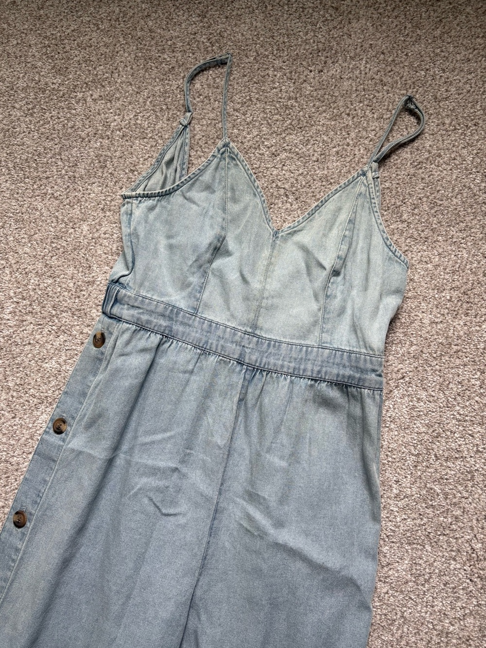 AE light denim jumpsuit NWT